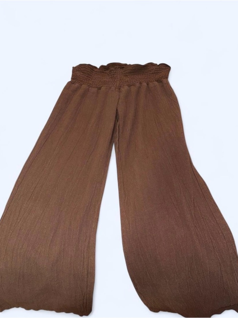 100% Cotton Charlotte Russe Brown Wide Leg Pants